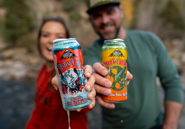 Couple cheers-ing Epic Day and CrankYanker