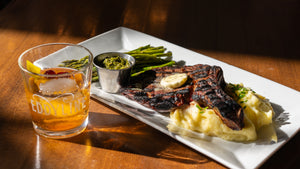 Ribeye Steak & Cocktail